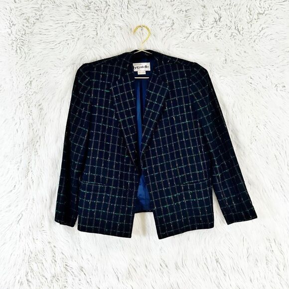 Vintage Jackets & Blazers - Vintage Bagatelle tweed fitted blazer